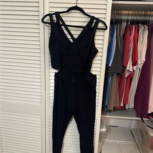 Nike Black Strappy Jumpsuit